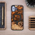 Bewoodin ainutlaatuinen iPhone 16 Plus 6,7" -suojakuori, oranssi, MagSafe-suojalla