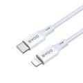 BWOO USB-C - Lightning-kaapeli 2m 27W ABS + TPE valkoinen