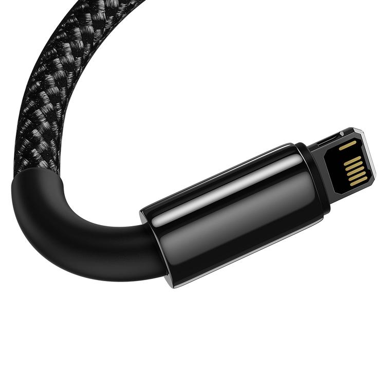 Baseus-kaapeli Volframi USB - Lightning 2,0m 2,4A musta