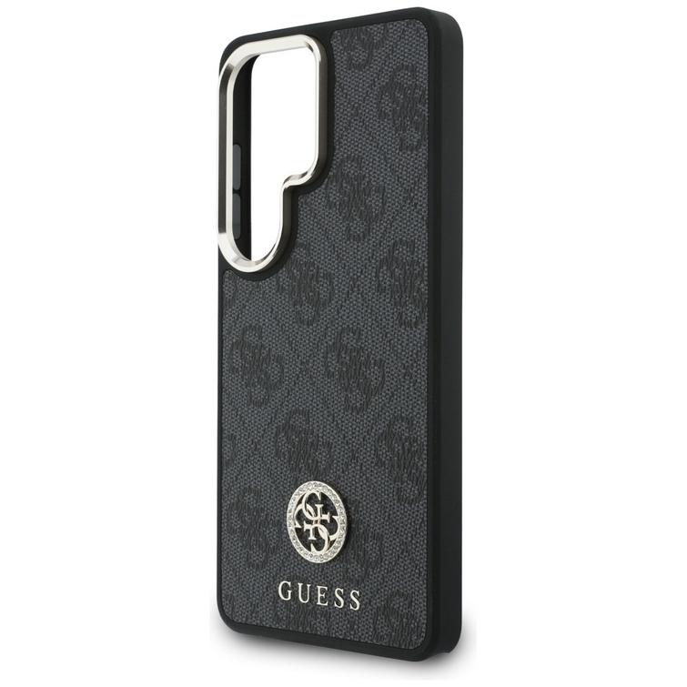 Guess case 4G Big Rhinestone Triangle Strap MagSafe for Samsung Galaxy S26 Ultra black