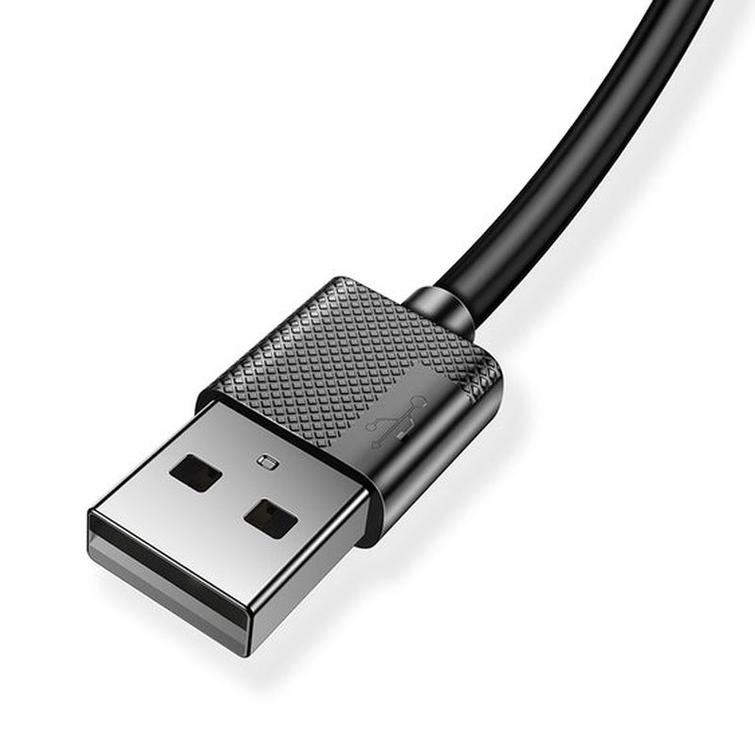 CABLE T-PHOX NETS TYPE-C BLACK 3A ; PVC ; 2M