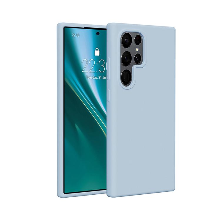 Etteri silikonikotelo Samsung Galaxy S25 Ultra vaaleansiniselle