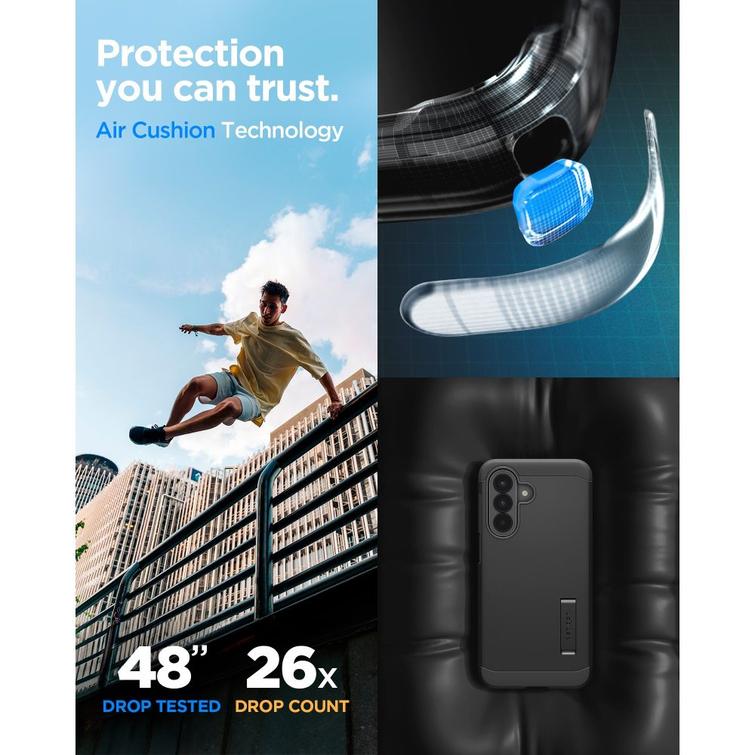 Spigen Tough Armor case for Samsung Galaxy A57 5G black