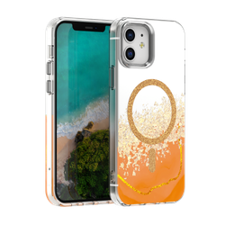 Epoxy Mag case for iPhone 12 / 12 Pro 6,1" orange