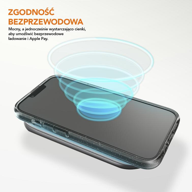 Ruma kuminen Vogue-suojakuori iPhone 13 Pro 6,1":lle, musta