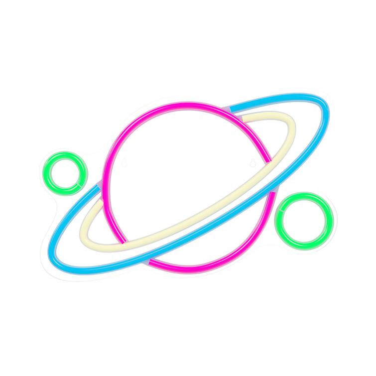 Neon PLEXI LED PLANET moniv&auml;rinen FPNE05X Forever Light