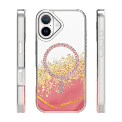 Epoxy Mag case for iPhone 16 6,1" pink
