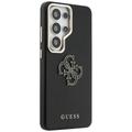 Guess case Grained Big 4G Metal Logo for Samsung Galaxy S26 Ultra black