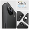 Spigen Optik Pro Glas.tR "EZ Fit" Kamerasuoja iPhone 16E:lle, musta, 2 kpl