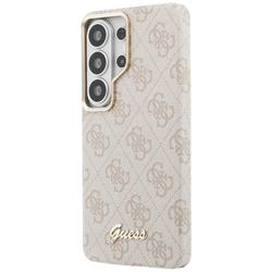 Guess case 4G Script MagSafe for Samsung Galaxy S26 Ultra pink
