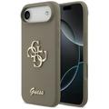 Guess Silicone Big 4G Script -suojakuori iPhone Airille, ruskea