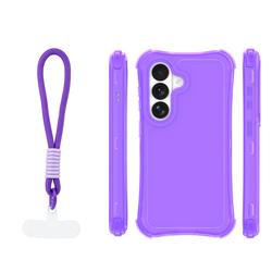Safepop case with strap for Samsung Galaxy S26 Plus purple