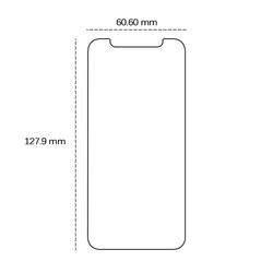 Karkaistu lasi 2,5D iPhone 12 Mini 5,4":lle