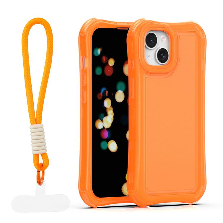 Safepop case with strap for iPhone 14 6,1" orange