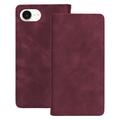 Smart Suede case for iPhone 16e / 17e maroon