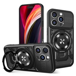 Defender Armor Mag -suojakuori iPhone 16 Pro 6,3":lle, musta