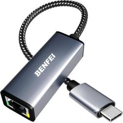 BENFEI adapter USB C to RJ45 gray
