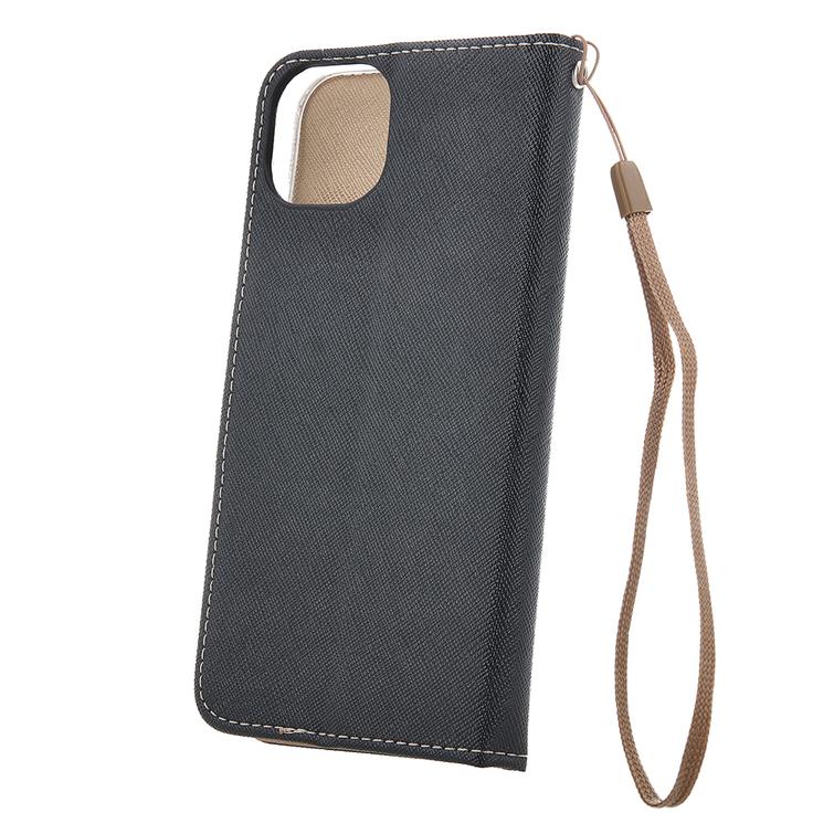 Smart Fancy -suojakuori Samsung Galaxy A25 5G:lle (maailmanlaajuinen), musta-kultainen