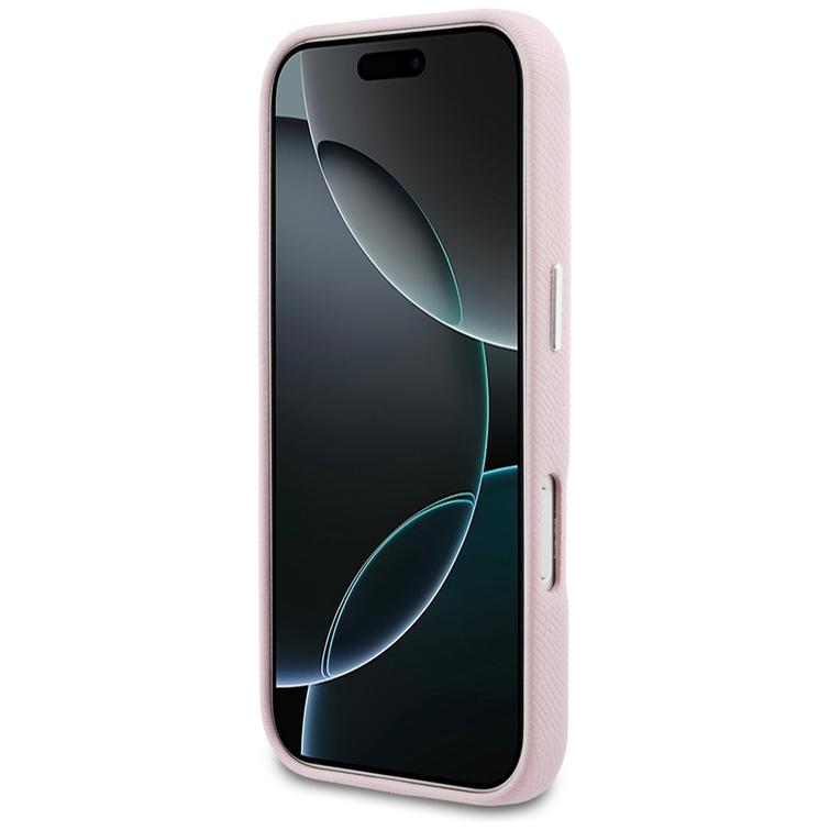 Karl Lagerfeld -suojakuori iPhone 17 Pro Max 6,9":lle, HC MAGSAFE PU FW W/ KHEAD LOGO PINK