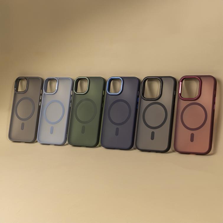 Frozen Mag -suojakuori iPhone 14 Pro 6,1":lle, tummansininen