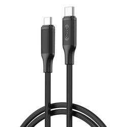 XO-kaapeli NB-Q265B PD USB-C - USB-C 1,0m 60W musta