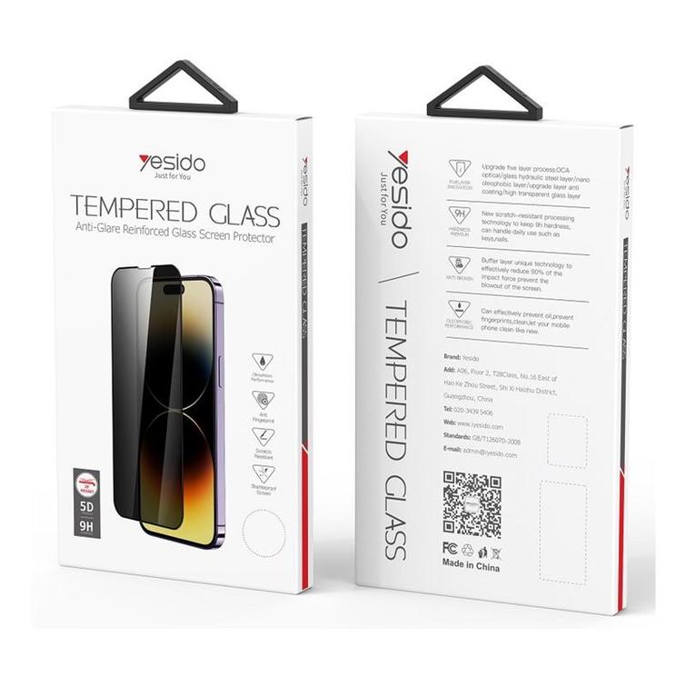 YESIDO  PRIVACY GLASS IPHONE 14 PLUS TG02