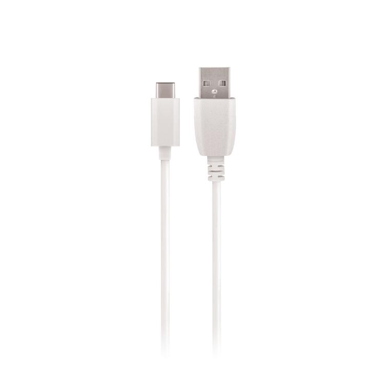Maxlife MXTC-01 laturi 1x USB 1A valkoinen + USB-C-kaapeli
