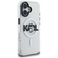Karl Lagerfeld suojakuori iPhone 17 6,1" IML Choupette Sketch Logo MagSafe läpinäkyvä