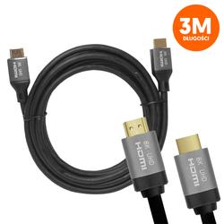 HDMI-HDMI-kaapeli (v2.1 | 8K | 3 m) musta