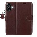 Smart Luxe nahkakotelo iPhone 16 6,1" ruskea