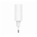 Forever TC-07-30AC PD QC laturi 1x USB-C 1x USB 30W valkoinen + USB-C - USB-C kaapeli 60W