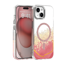 Epoxy Mag case for iPhone 13 / 14 6,1" pink