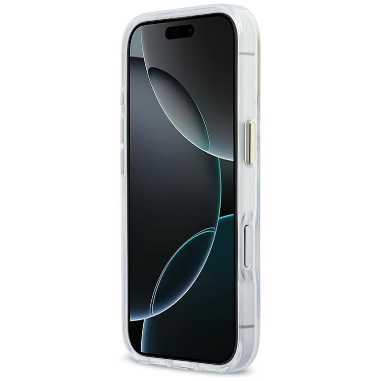 Karl Lagerfeld kotelo iPhone 17 Pro 6,3" IML Choupettes Karl Script Logo MagSafe läpinäkyvä