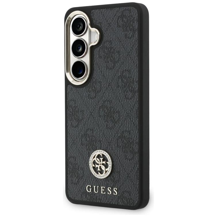 Guess case 4G Big Rhinestone Triangle Strap MagSafe for Samsung Galaxy S26 black