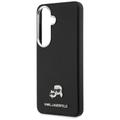 Karl Lagerfeld case Saffiano KC Metal Logo MagSafe for Samsung Galaxy S26 black