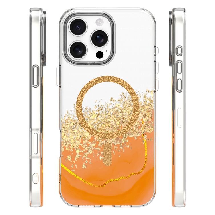 Epoxy Mag case for iPhone 16 Pro 6,3" orange