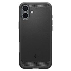 Spigen Rugged Armor Mag Magsafe -suojakuori iPhone 16 6,1":lle mattamusta