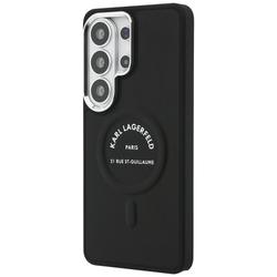 Karl Lagerfeld case Embossed Ring RSG Logo MagSafe for Samsung Galaxy S26 Ultra black