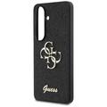 Guess case Fixed Glitter Big 4G Metal Logo for Samsung Galaxy S26 black