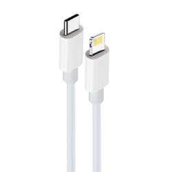 Maxlife MXUC-05 kaapeli USB-C - Lightning 1,0 m 20W valkoinen