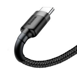 Baseus-kaapeli Cafule USB - USB-C 1,0 m 3A harmaanmusta