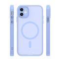 Mag Matt case for iPhone 11 light blue camera protection