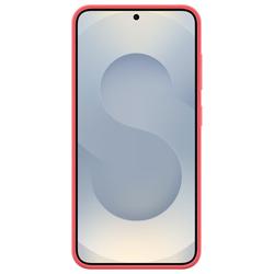 Samsungin silikonikuori Samsung Galaxy S25:lle, punainen