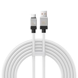 Baseus-kaapeli CoolPlay USB - USB-C 2m 100W valkoinen