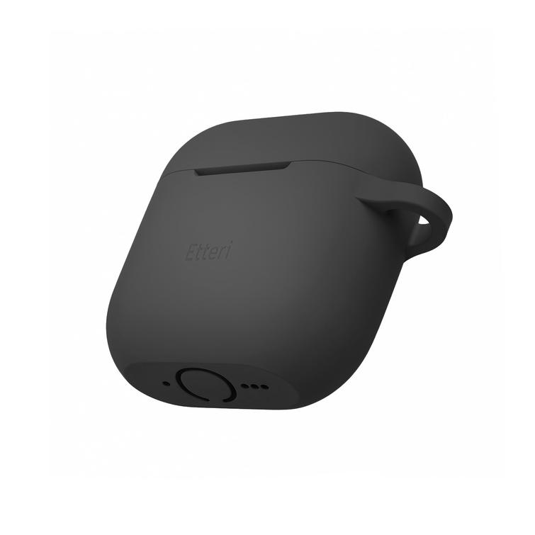 Etteri-silikonikotelo AirPods 4:lle musta