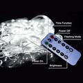 LED CURTAIN (100 LED LAMPS) 3Mx1M WITHOUT PENDANT COLD WHITE