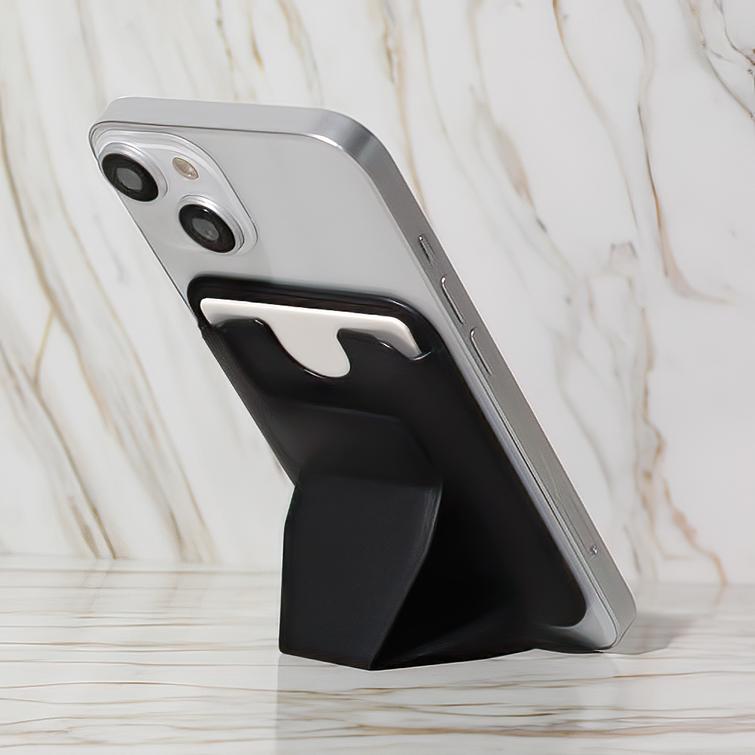 Korttikotelo jalustalla musta