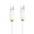 XO kaapeli NB-Q302B PD USB-C - USB-C 1,0m 60W Valkoinen