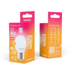 Forever Light LED-lamppu E27 G45 4.2W 480lm 3000K luokka E