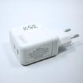 WALL CHARGER MX BURST GaN PD 35W, 2xUSB-C + C/C PD CABLE 65W WHITE